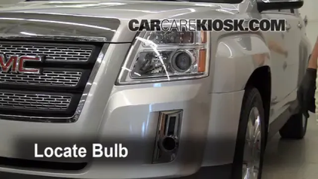 2010 GMC Terrain SLT 3.0L V6 Éclairage Feu antibrouillard (remplacer l'ampoule)